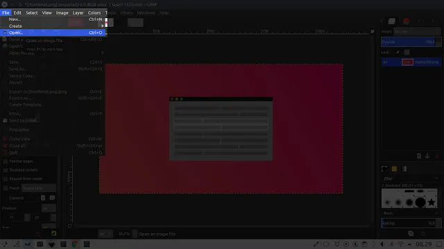 How to Highlight Screenshot Images With GIMP