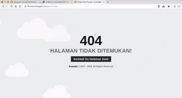 How to Create a Cool 404 Error Page in Blogger